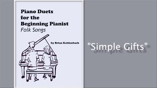 Play quotSimple Giftsquot as a Piano Duet [upl. by Noiz773]