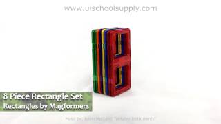 Magformers  8 Piece Rectangle Set NCL010 [upl. by Vigen355]