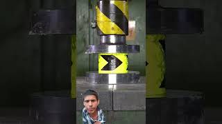 Hydrolick vs steel bottle😱🤯 satisfying crushing automobile hydraulicpress fastcrushing cnc [upl. by Attelrahc]