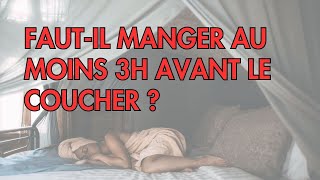 Obligé de MANGER 3h AVANT daller DORMIR en prise de masse [upl. by Delia]