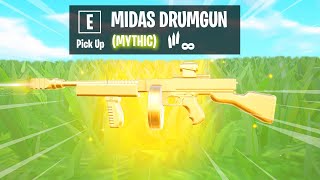 I Only Used MIDAS Mythic Drum Gun In Fortnite [upl. by Amo78]