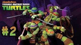 Nickelodeons Teenage Mutant Ninja Turtles  Walkthrough  Part 2  Alleyways X360 HD [upl. by Shaum]