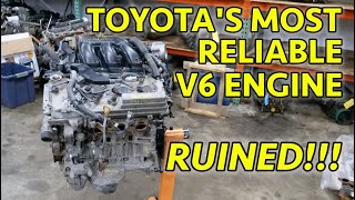 Toyota Lexus 2GRFE Teardown Premature Death Of Toyotas Most Reliable V6 Caused By Obliviousness [upl. by Maer]