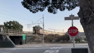 Caltrain Southbound Potrero Hill San Francisco California [upl. by Airet]