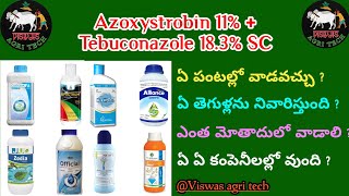 Azoxystrobin 11  Tebuconazole 183 fungicide  తెగుళ్ల మందు  Custodia Spectrum Offcial  Kyoto [upl. by Ark]