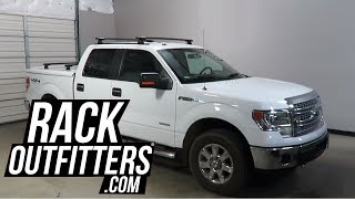 RhinoRack Vortex RLT600 Roof Rack on Tracks for Ford F150 SuperCrew 2009 to 2014 [upl. by Molahs103]