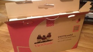 ViewSonic VX2776SMHD Unboxing and Testing [upl. by Omland]