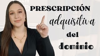 Prescripción adquisitiva del dominio en Colombia [upl. by Ecirtal]