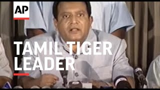 WRAP Tamil Tiger leader gives first presser in 15 years [upl. by Kcirad]