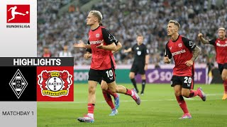 Borussia MGladbach  Bayer Leverkusen  23  Höhepunkte  Bundesliga 202425 [upl. by Oirasan]