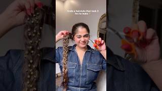 Undo a hairstyle ✨ youtube shortsvideo hack [upl. by Bevan]