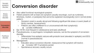 Somatic symptom and factitious disorders [upl. by Nipahc140]