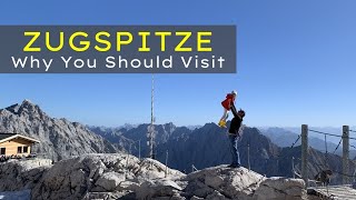 Zugspitze  Highest Mountain In Germany and The Beautiful Eibsee Lake [upl. by Talbott]