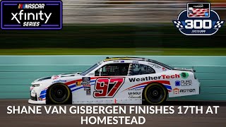 Shane Van Gisbergen Finishes 17th At Homestead [upl. by Ulane]