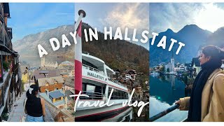 Welcome to Hallstatt A Fairytale Village in Austria 🇦🇹 My First Travel Vlog 📔 [upl. by Richara]