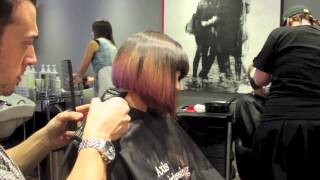 The Adam Bob Haircut Part 23  Model Siarah [upl. by Anselmi]