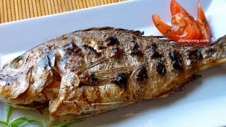 Ulam Pinoy 13  GRILLED FISH Inihaw na Isda [upl. by Aivul]