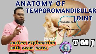 ANATOMY OF TEMPORO MANDIBULAR JOINT । T M J anatomy  easiest explanation with exam notes [upl. by Krall]