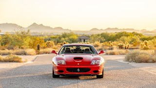 2002 Ferrari 575M Maranello 6Speed Cold Start and Driving [upl. by Anoif]