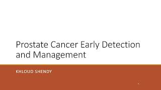 Locally and Locally Advanced Prostate Cancer Management  Recurrence Management [upl. by Ecidnacal]