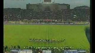 BOLOGNA  MARSIGLIA 1999 INIZIO PARTITA GOL DI PARAMATTI [upl. by Maccarone]