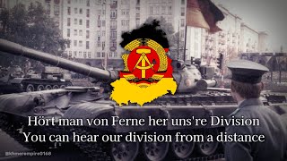 East German Tanker song Unsere Panzerdivision [upl. by Sairtemed225]