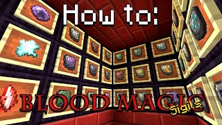 How to Blood Magic  Sigils Minecraft 1122  116 [upl. by Russian]