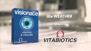 Vitabiotics ITV national weather sponsorship 2014  Visionace [upl. by Akitnahs]