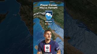 Career Marco Verratti italy youtubeshorts shorts career football marcoverratti [upl. by Sperry]