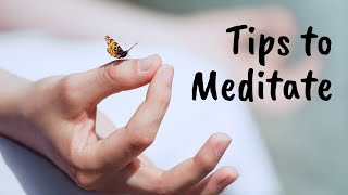 Preparations Tips for Meditation [upl. by Hollah771]