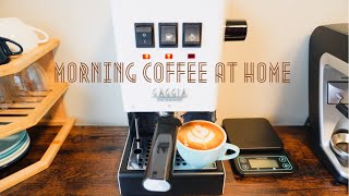 MORNING COFFEE AT HOME EP 1 LEARNING HOW TO USE GAGGIA CLASSIC PRO [upl. by Inglis]