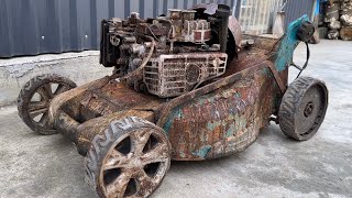 Restoring A Super Old Rusty MAKITA SelfPropelled Lawn Mower For My Brother [upl. by Willner]