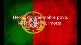 🇵🇹⚔️Lhymne portugaise  Version Lyric en HD ⚔️🇵🇹 [upl. by Adham]