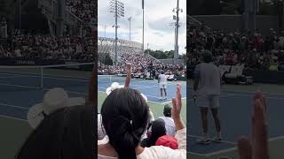 MATCH POINT Eliot Spizzirri USA defeats Joao Fonseca BRA qualifies for the US Open main draw [upl. by Revell]