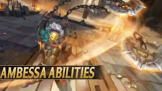 NEW AMBESSA ABILITIES amp WEAPONS TEASER  League of Legends [upl. by Milburt]