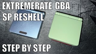 Step By Step Shell Swap for GBA SP  Retro Gaming How To [upl. by Anialem]