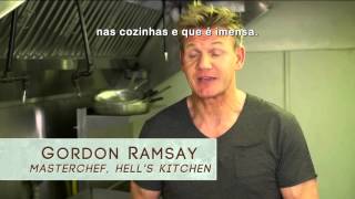 Reação do Chef Gordon Ramsay a Pegando Fogo [upl. by Nelg]