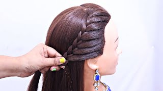 Very Easy amp Stylish Hairstyle  Beautiful hairstyle for girl  Quick open hairstyle  Hairstyle 2024 [upl. by Fazeli]