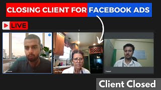 🔴 LIVE How we close 450month client for Facebook Ads  SEO salescalls closingsale coldcalling [upl. by Fleeman]