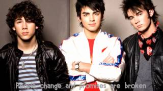 Take A Breath  Jonas Brothers Karaoke [upl. by Atineb262]