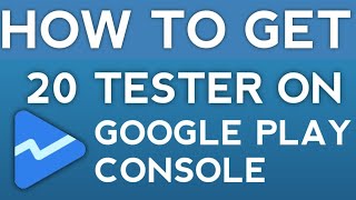 How to get 20 tester on Google Play Console 2024 [upl. by Luht713]