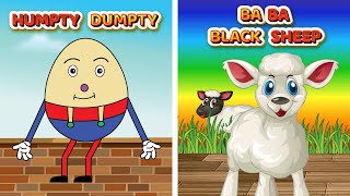 Humpty Dumpty amp Ba Ba Black Sheep I Kids Song amp Nursery Rhymes  Super Simple Songs [upl. by Joanie264]