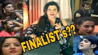 FINALISTS  SS speaks LIVE  15th JAN 2017 Ep  BIG BOSS [upl. by Lipp]