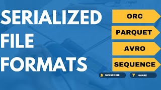 Serialization for Big Data Beginners Guide to ORC Parquet Avro amp More [upl. by Draillih]