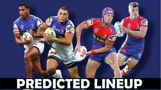 Newcastle Knights Predicted Lineup  NRL 2024 [upl. by Magree174]