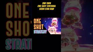 ONE SHOT Torterra 7 Star Tera Raid with this strategy  Pokémon Scarlet and Violet Chelterrar [upl. by Lipson195]