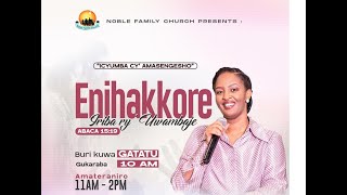 ENIHAKKORE Iriba ryuwambaje With Apostle Mignonne Kabera  30 November 2022 [upl. by Dorry]