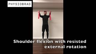 Shoulder flexion with resisted external rotation [upl. by Aramois569]