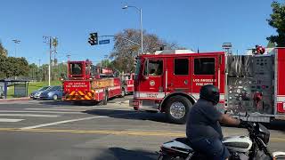 LAFD Lightforce 11 responding [upl. by Gersham]