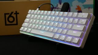 Unboxing  HK Gaming GK61 Gateron Optical Yellow  Fastest Gaming Keyboard in the World [upl. by Atinot]